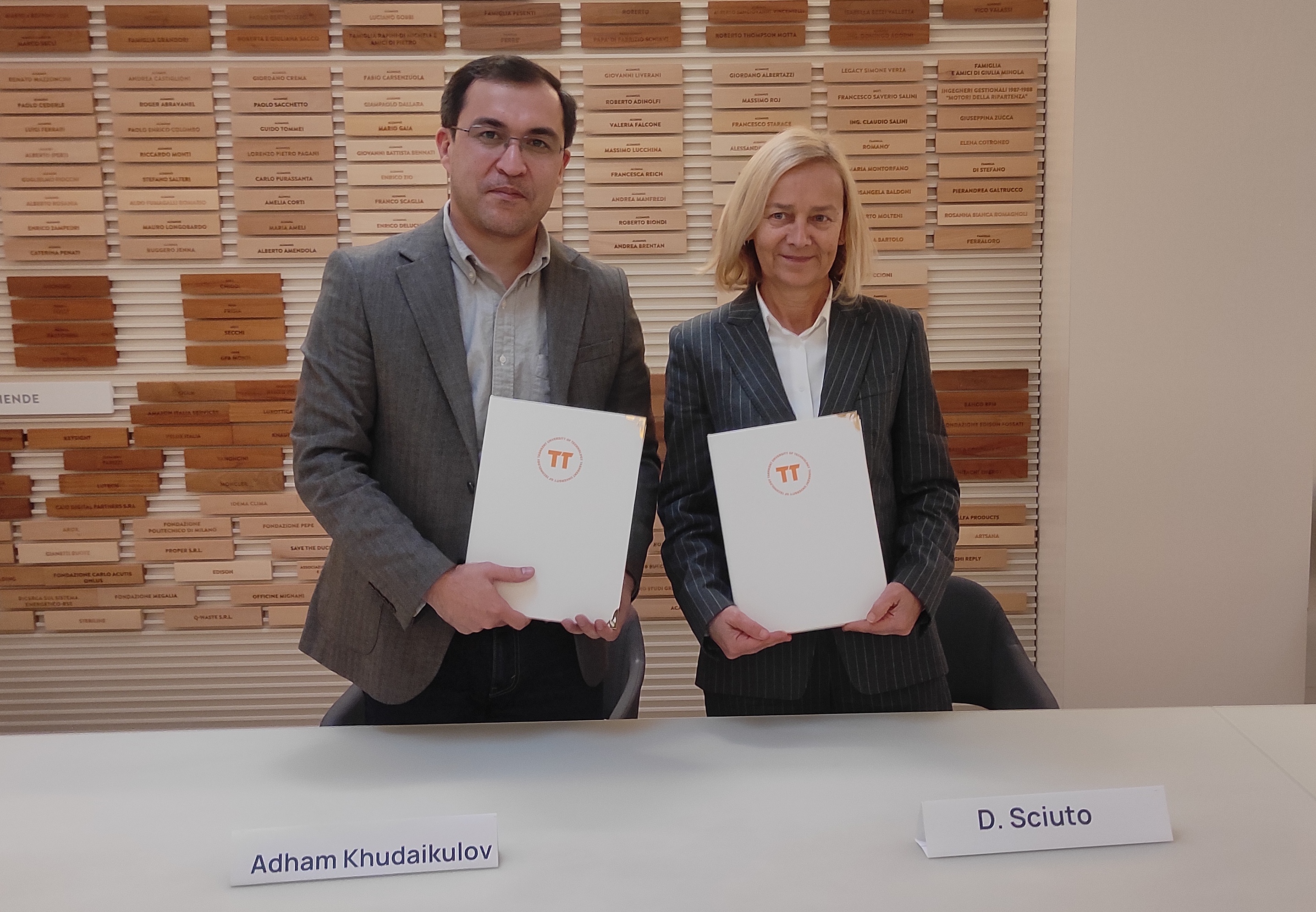 Memorandum of cooperation signed between ToshTech and Politecnico di Milano