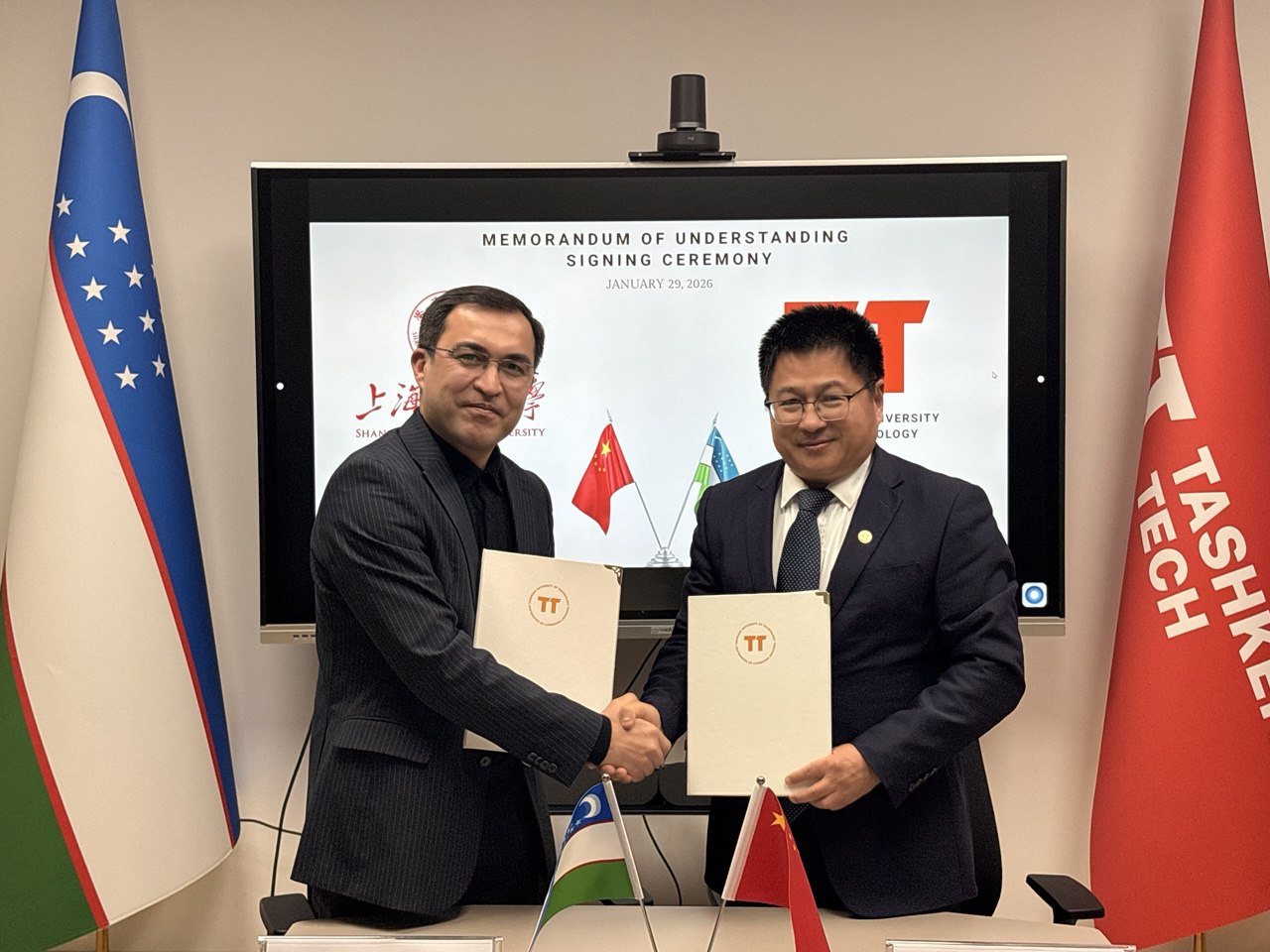 ToshTech and Shanghai Jiao Tong University (SJTU) Signed Memorandum of Understanding